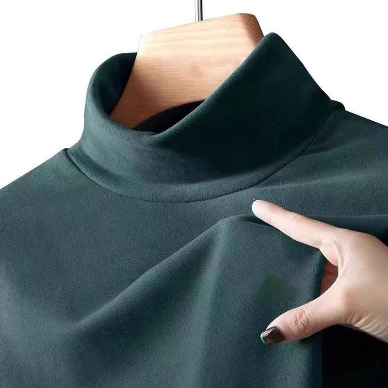 Autumn and winter mid-high collar bottoming shirt 7 01