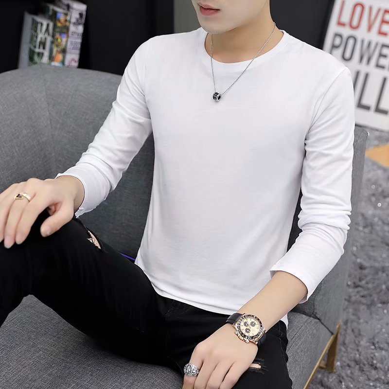 Fashion all-match slim round neck T-shirt 48