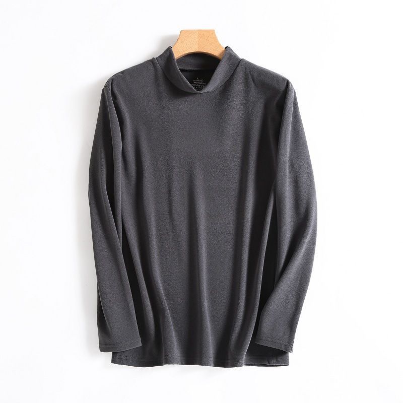 Men's double-faced brushed turtleneck sweatshirt 4