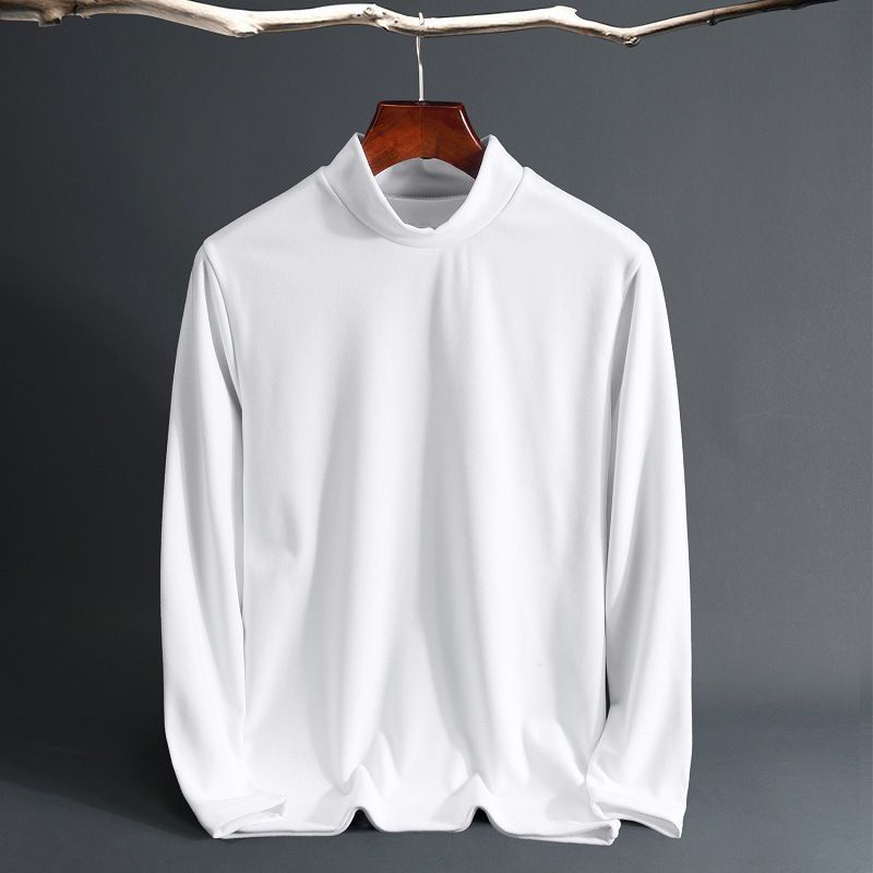 Men's double-faced brushed turtleneck sweatshirt 4 01