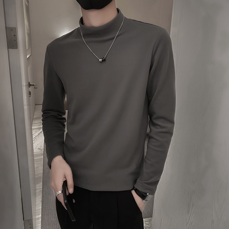 Men's fleece long-sleeved T-shirt 44 01