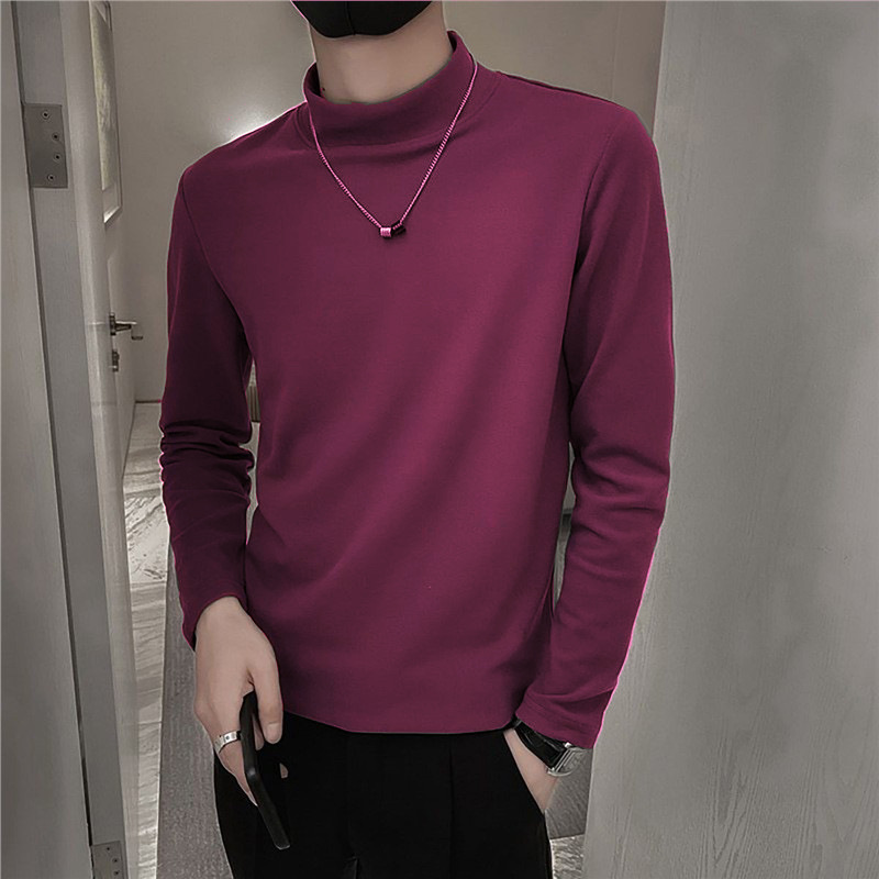 Men's high-end double-faced velvet bottoming shirt 14 01