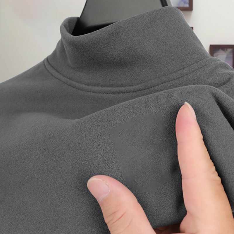 Men's long sleeve double faced fleece 16