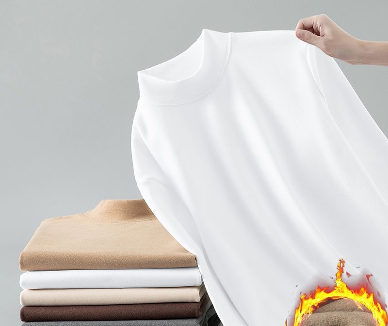 Men's self-heating half turtleneck sweatshirt 3