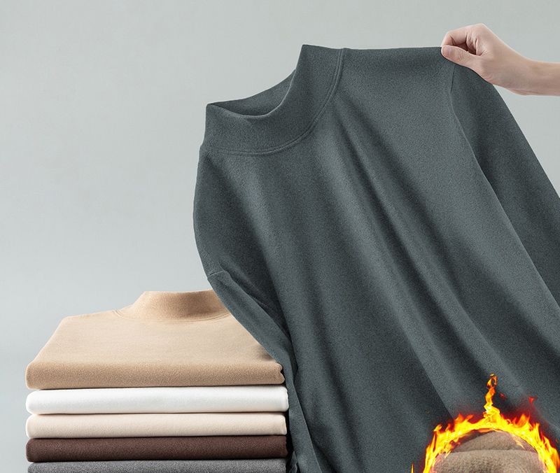 Men's self-heating half turtleneck sweatshirt 3