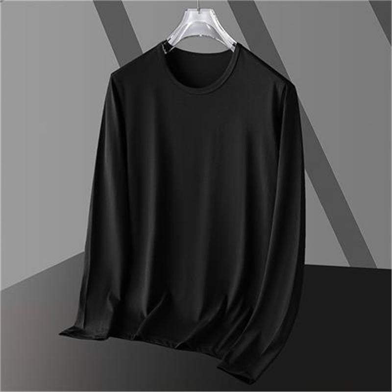 Men's solid color long sleeve t-shirt 58