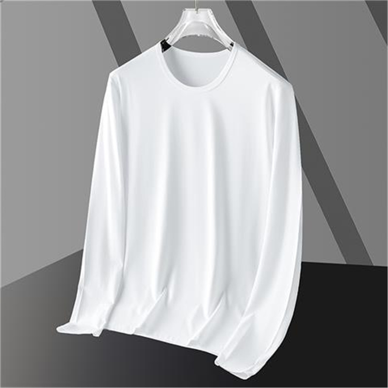 Men's solid color long sleeve t-shirt 58