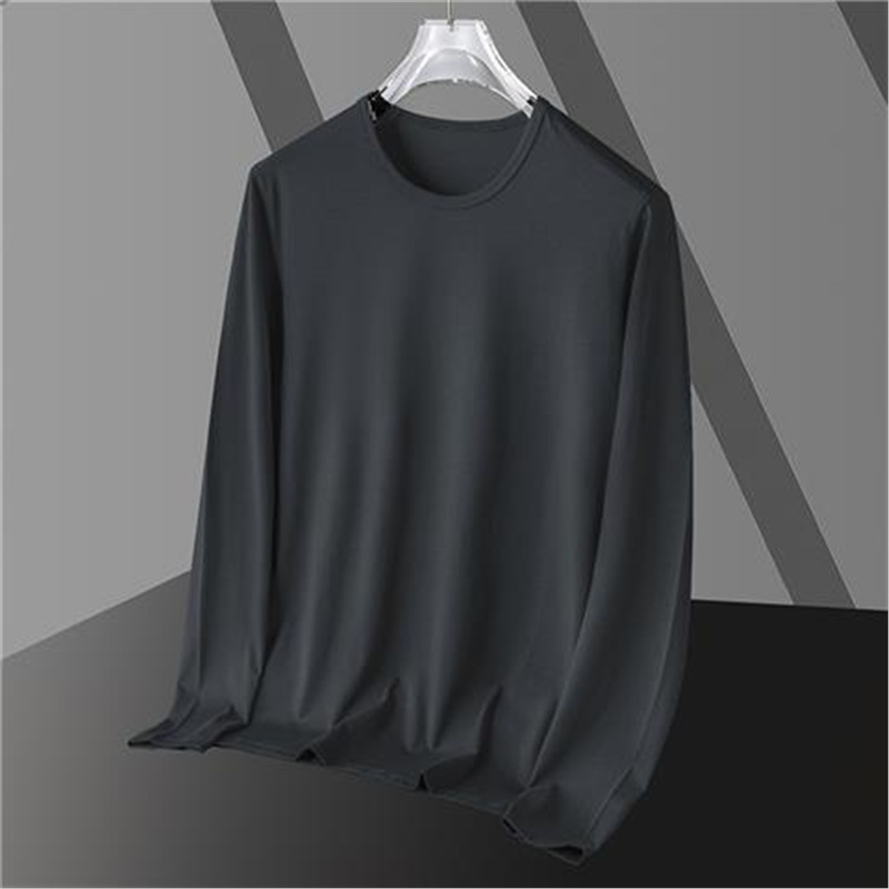 Men's solid color long sleeve t-shirt 58 01