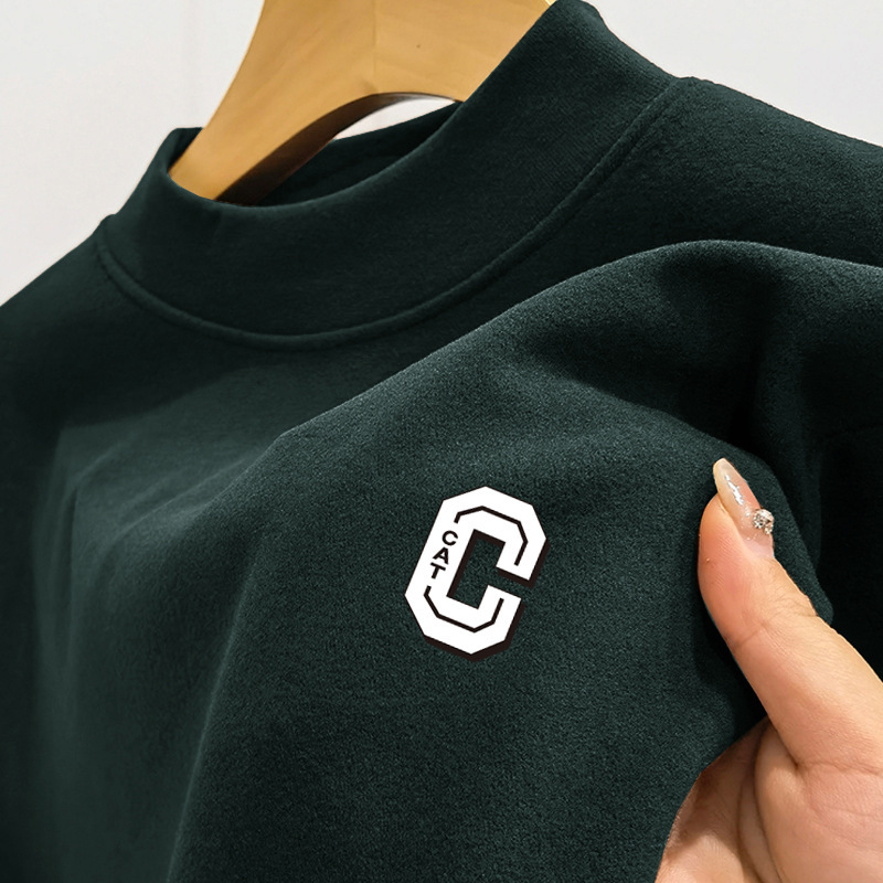 Skin-friendly slim fit half-high collar inner wear 42 02