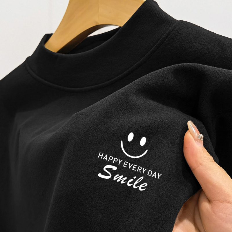 Thickened half turtleneck versatile bottoming shirt 29 02