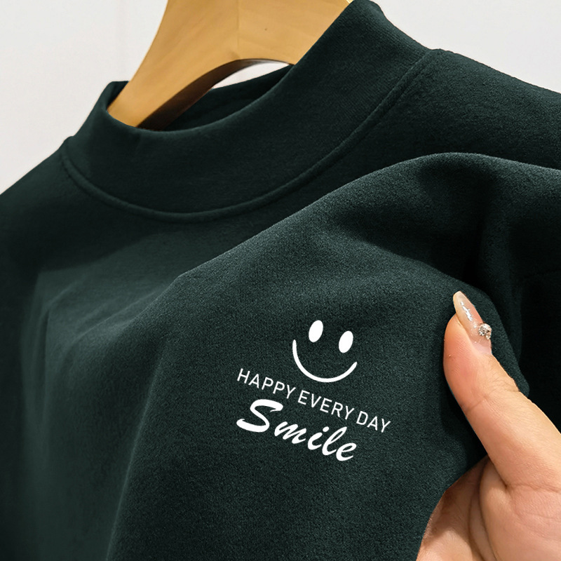 Thickened half turtleneck versatile bottoming shirt 29