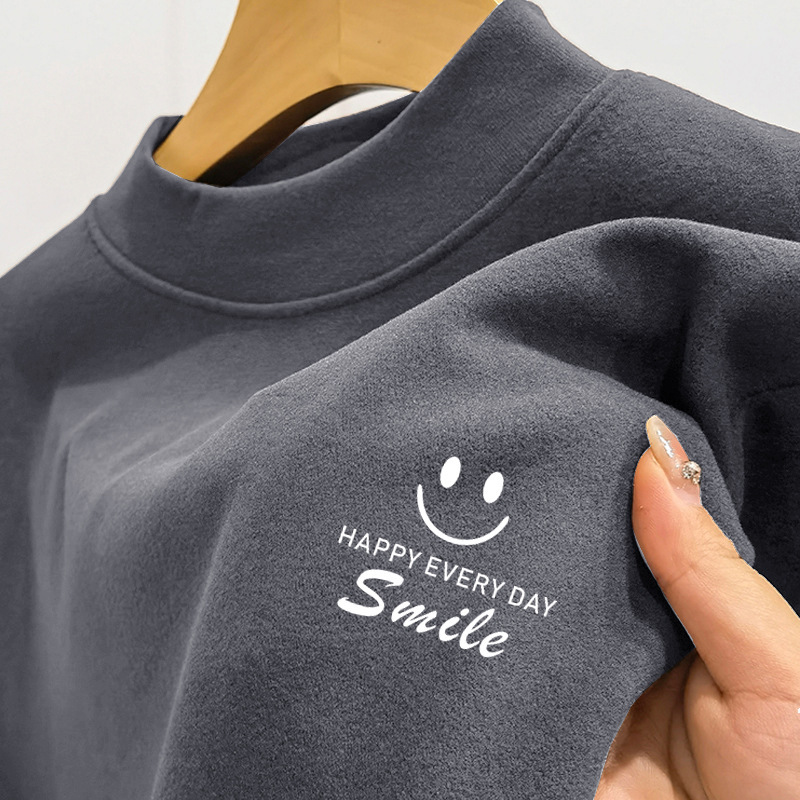 Thickened half turtleneck versatile bottoming shirt 29 01