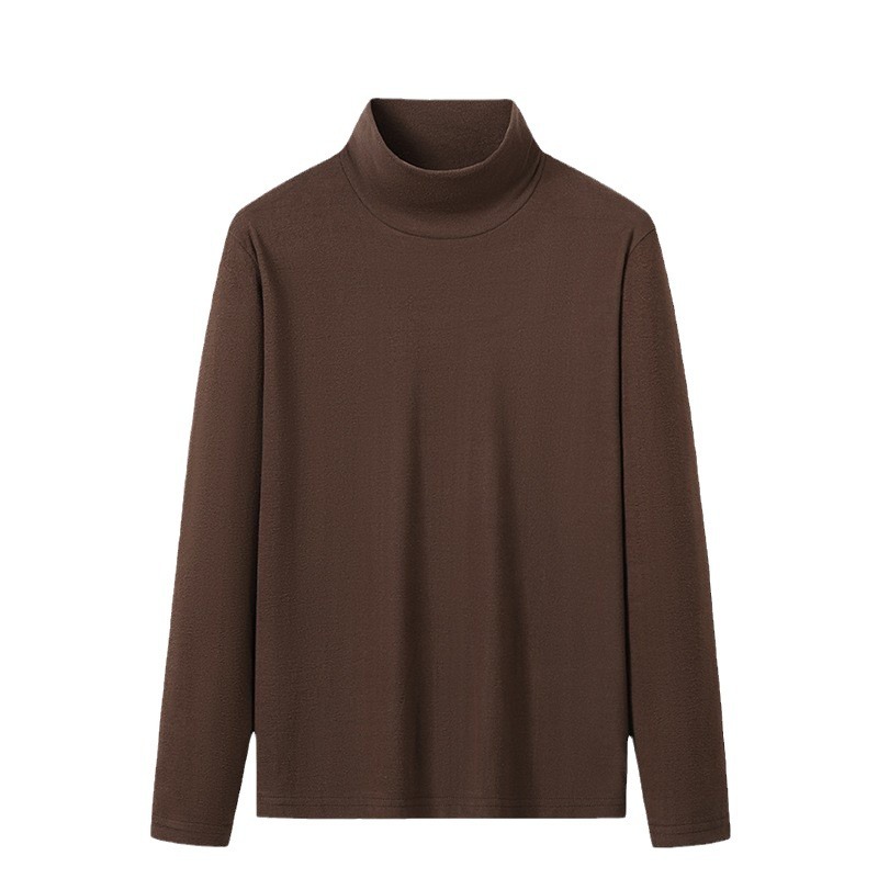 Turtleneck bottoming shirt all-match solid color top 1